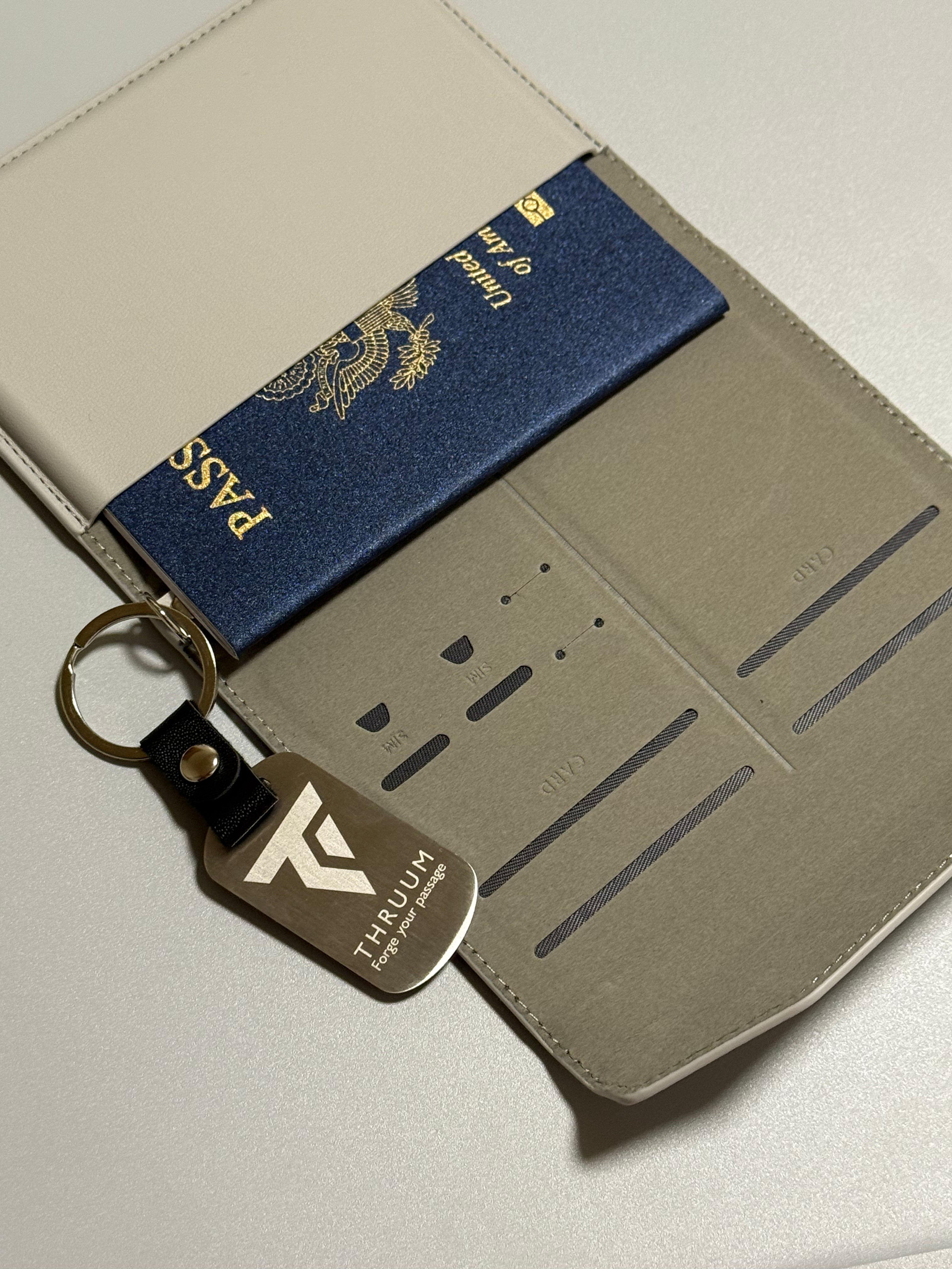 THRUUM Travel Passport Holder