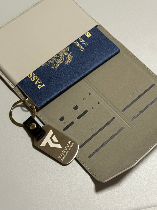 THRUUM Travel Passport Holder